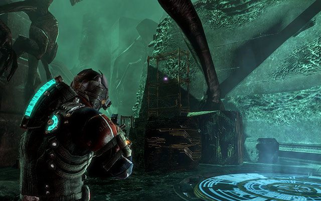 Na rusztowaniu nieopodal pierwszej platform wzmacniającej - Rozdział 17 | Sekrety | Dead Space 3 - Dead Space 3 - poradnik do gry