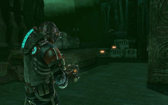 Na skrzyniach po prawej stronie, zaraz na początku rozdziału - Rozdział 18 | Sekrety | Dead Space 3 - Dead Space 3 - poradnik do gry
