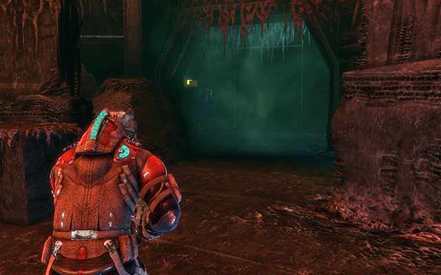 Na ziemi po lewej stronie, tuż przy skale na której znajduje się skrzynia - w sali z posągiem na środku - Rozdział 18 | Sekrety | Dead Space 3 - Dead Space 3 - poradnik do gry