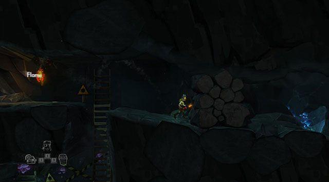 Wydostań się z wody i przejdź w prawo - Zaplecze | Jaskinia (sekcje ogólnodostępne) The Cave - The Cave - poradnik do gry