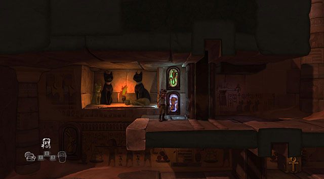 Jedną z uwięzionych postaci stań na zapadni z obrazkiem węża, a drugą na zapadni z obrazkiem lwa - The Adventurer | Obszary dla określonych bohaterów w The Cave - The Cave - poradnik do gry