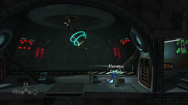 Idź znowu w prawo i użyj umiejętności specjalnej naukowca na terminalu po prawej (Elevetor Console) - The Scientist | Obszary dla określonych bohaterów w The Cave - The Cave - poradnik do gry