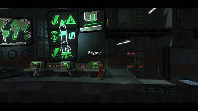 Przekręć wszystkie trzy klucze wszystkimi postaciami, a rakieta wystartuje - The Scientist | Obszary dla określonych bohaterów w The Cave - The Cave - poradnik do gry