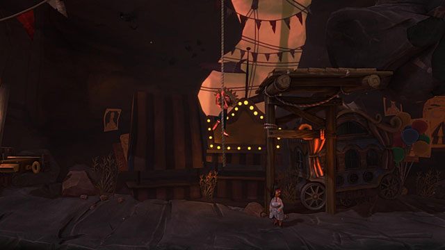 Po jednej z lin wespnij się niemal na samą górę - The Hillbilly | Obszary dla określonych bohaterów w The Cave - The Cave - poradnik do gry