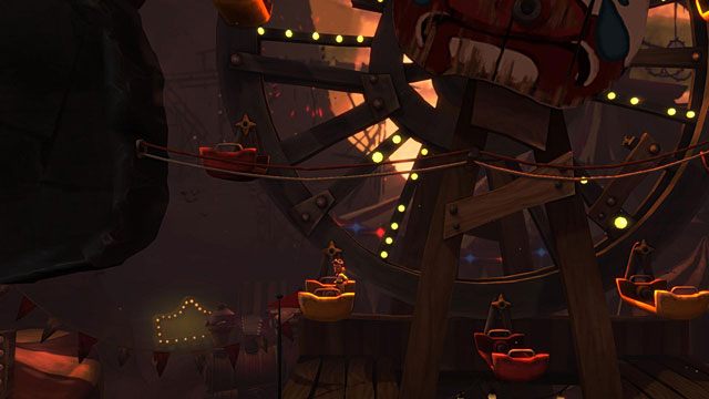 Wejdź nią na górę, w pobliże karuzeli - The Hillbilly | Obszary dla określonych bohaterów w The Cave - The Cave - poradnik do gry