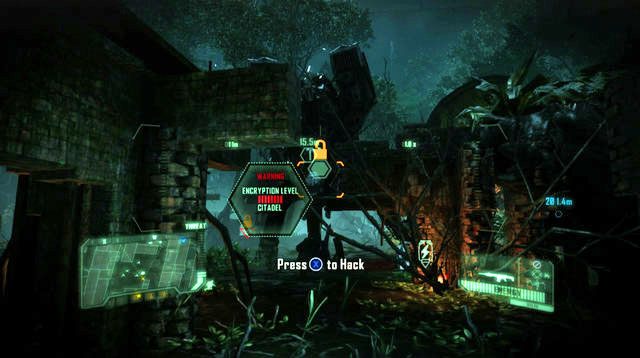 Nim zbliżysz się do podwójnych niebieskich drzwi, wyekwipuj się w wyrzutnię rakiet lub granatnik - Odnajdź laboratorium Cell | Safeties Off | Crysis 3 - Crysis 3 - poradnik do gry