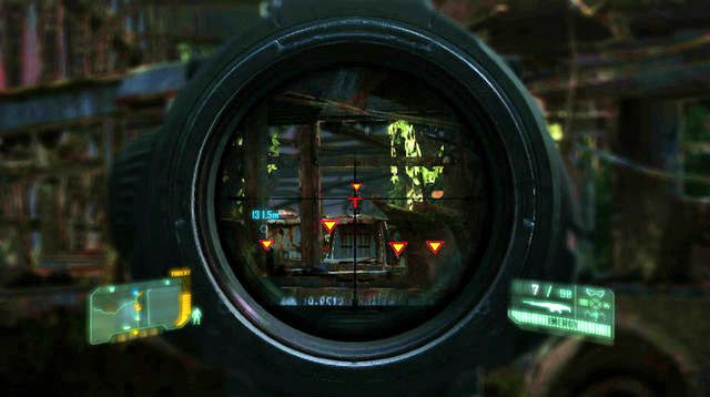 Po zeskoczeniu niżej wjedź na zniszczony most i kontynuuj jazdę, aż do autobusu, który będzie blokować dalszą drogę - Dotrzyj do Claire | Red Star Rising | Crysis 3 - Crysis 3 - poradnik do gry