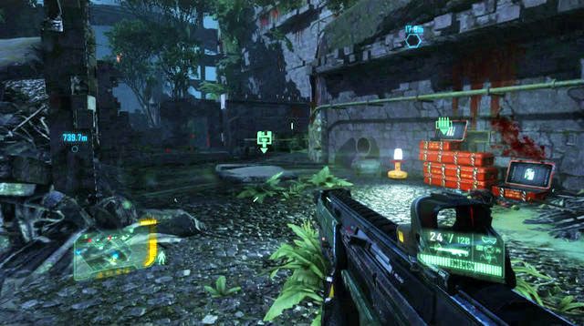 Nim przejdziesz do kolejnego budynku, rozbrój kolejne miny - Zniszcz drugi system obrony Ceph | Only Human | Crysis 3 - Crysis 3 - poradnik do gry