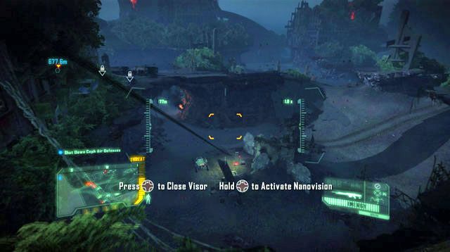 Po zniszczeniu drugiego systemu, pojawią się kolejne jednostki Ceph, zmierzające w Twoim kierunku - Zniszcz drugi system obrony Ceph | Only Human | Crysis 3 - Crysis 3 - poradnik do gry