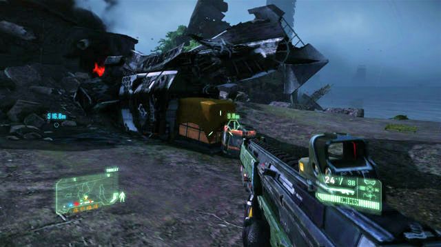 Jedź w kierunku przeciwnym do ostatniego systemu przeciwlotniczego, od miejsce w którym odnalazłeś ostatni Datapad (4/5) - Zniszcz drugi system obrony Ceph | Only Human | Crysis 3 - Crysis 3 - poradnik do gry