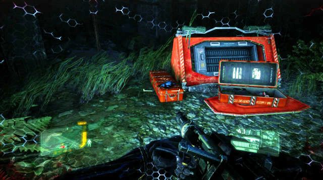 Po zlikwidowaniu Cephów, ponownie pojawią się małe obiekty po bokach Mastermind - Zabij Ceph Mastermind | Only Human | Crysis 3 - Crysis 3 - poradnik do gry