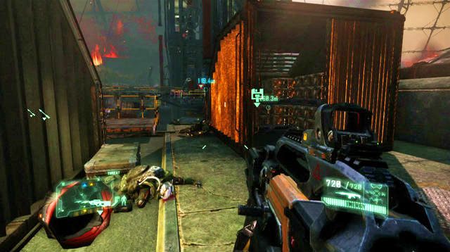 Po dostaniu się do bazy, w której znajduje się centrum dowodzenia, zejdź po schodach po lewej stronie - Red Star Rising | Dane wywiadowcze CELL oraz plakaty | Crysis 3 - Crysis 3 - poradnik do gry