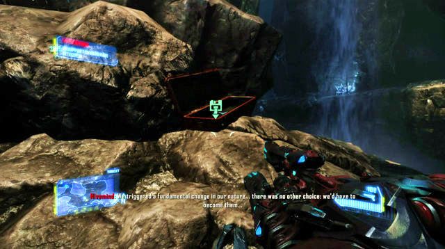 Kiedy wejdziesz do pierwszego Ceph Mindcarrier, na wprost otworzy się nowe przejście, z którego wyjdą wrogowie - Gods and Monsters | Dane wywiadowcze CELL oraz plakaty | Crysis 3 - Crysis 3 - poradnik do gry