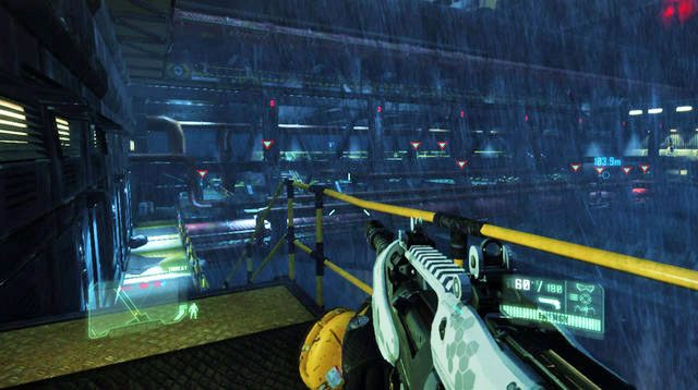 Po wyjściu na zewnątrz, będziesz musiał przedostać się na drugą stronę dobrze strzeżonego mostu - Dostań się do Liberty Dome | Post Human! | Crysis 3 - Crysis 3 - poradnik do gry