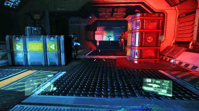 Idąc w kierunku celu misji dotrzesz do kolejnego pomieszczenia wypełnionego przeciwnikami - Dostań się do Liberty Dome | Post Human! | Crysis 3 - Crysis 3 - poradnik do gry