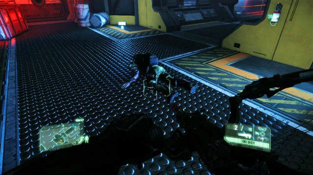 Przeprogramuj drzwi na prawo od działka i przejdź dalej - Dostań się do Liberty Dome | Post Human! | Crysis 3 - Crysis 3 - poradnik do gry