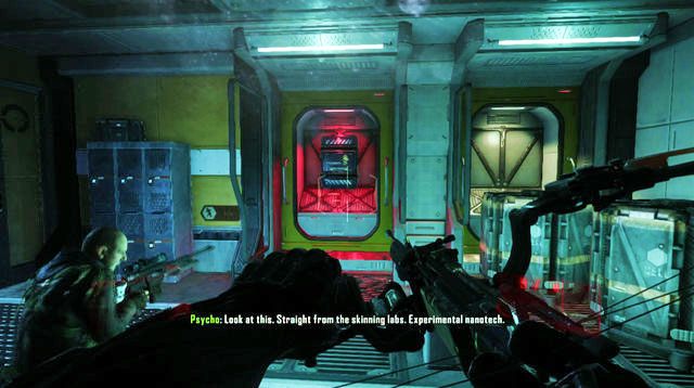 Po przejściu kilku kroków pojawią się zakłócenia pracy kombinezonu - Zniszcz wieżę z działkami | Welcome to the Jungle | Crysis 3 - Crysis 3 - poradnik do gry