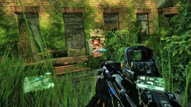 Po wyjściu na zewnątrz biegnij cały czas przed siebie mijając zniszczone wozy opancerzone - Zniszcz wieżę z działkami | Welcome to the Jungle | Crysis 3 - Crysis 3 - poradnik do gry