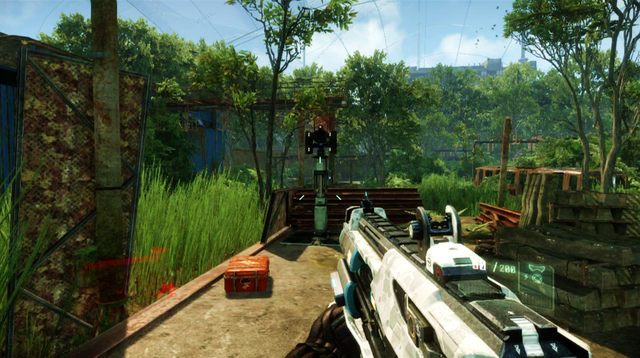 Przejdź na drugi koniec stacji i po schodach wejdź wyżej - Wyłącz źródło zakłóceń | Welcome to the Jungle | Crysis 3 - Crysis 3 - poradnik do gry