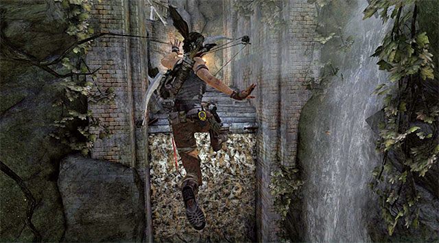 Przystąp do przemierzania kolejnych korytarzy bunkra, pamiętając o tym żeby po drodze rozglądać się dokładnie za znajdźkami - Zalany skarbiec | Opcjonalne grobowce - Shipwreck Beach | Solucja Tomb Raider - Tomb Raider - poradnik do gry