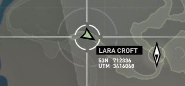 Współrzędne możesz odczytać w dowolnym momencie rozgrywki, a mianowicie zatrzymując grę, wywołując okno mapy wyspy i ustawiając celownik w wybranym przez siebie miejscu - O poradniku | Informacje wstępne - Tomb Raider - poradnik do gry