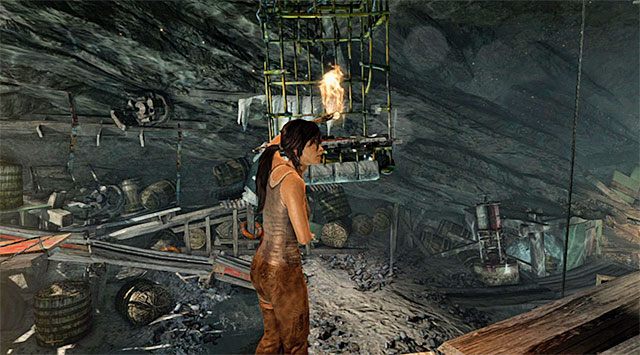 Wznów przeprawę po drewnianych kładkach, kierując się ku wyżej położonym półkom - 2 - Siła woli - Znajdź wyjście | 1 - Przetrwaj, 2 - Siła woli | Tomb Raider - Tomb Raider - poradnik do gry