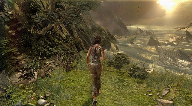 Końcowa część tego zadania jest bardzo prosta i rozgrywa się ona w lokacji Coastal Bluffs (Nadbrzeżne klify) - 2 - Siła woli - Znajdź wyjście | 1 - Przetrwaj, 2 - Siła woli | Tomb Raider - Tomb Raider - poradnik do gry