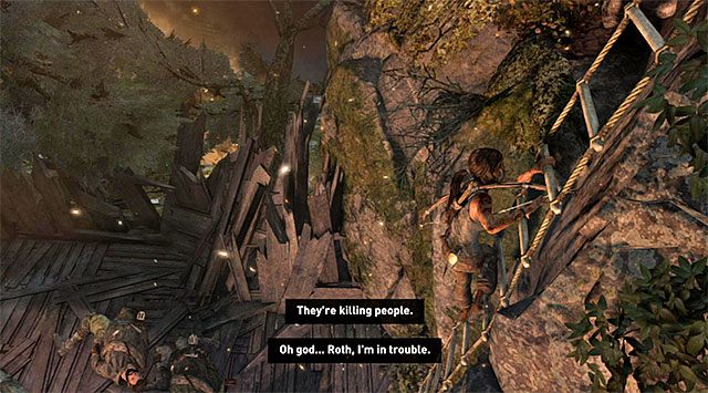 Po wygranej bitwie nie zapomnij oczywiście pozbierać zapasów - Wznów podróż ku szczytowi z zamiarem spotkania się z Rothem | 7 - Spotkanie na górze - Tomb Raider - poradnik do gry