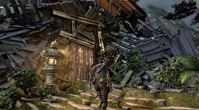 Ruszaj dalej, pozostając przez cały czas na głównej ścieżce - Wznów podróż ku szczytowi z zamiarem spotkania się z Rothem | 7 - Spotkanie na górze - Tomb Raider - poradnik do gry