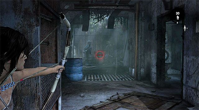 Możesz już przejść przez dziurę w ścianie - Znajdź konsolę łączności | 8 - Wołanie o pomoc | Solucja Tomb Raider - Tomb Raider - poradnik do gry