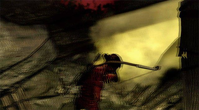 Upewnij się, że nie masz wyjętej pochodni i szybko przejdź przez obszar pokryty gazem, odnosząc jedynie minimalne obrażenia - Uratuj pojmanych członków załogi okrętu Endurance | 16 - Nikt nie zostanie z tyłu - Tomb Raider - poradnik do gry