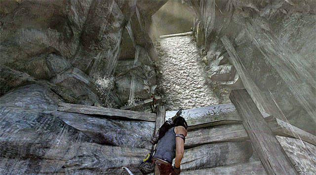 Ruszaj dalej, pozostając na górnych balkonikach - Uratuj pojmanych członków załogi okrętu Endurance | 16 - Nikt nie zostanie z tyłu - Tomb Raider - poradnik do gry
