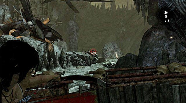 Do wyeliminowania w tym miejscu jest ostatnia grupa przeciwników - Uratuj pojmanych członków załogi okrętu Endurance | 16 - Nikt nie zostanie z tyłu - Tomb Raider - poradnik do gry