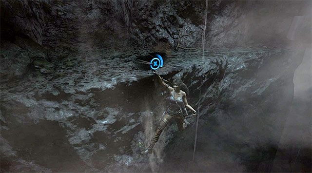 Zbadaj kolejne pomieszczenie jaskini i następnie skieruj się do jedynego możliwego wyjścia - Opuść las przechodząc przez wilczą jaskinię | 19 - Trochę czasu na osobności - Tomb Raider - poradnik do gry