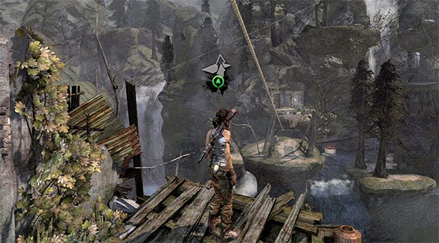 Obie opisane powyżej ścieżki prowadzą w to samo miejsce, czyli na szczyt wieży - Dotrzyj do wraku okrętu Endurance (1) | 22 - Zaginiony | Solucja Tomb Raider - Tomb Raider - poradnik do gry