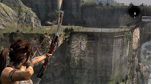 Kontynuuj przemarsz przez wąski tunel, docierając po kilku chwilach na niewielkie wzgórze z obozowiskiem (Bunker Vista) - Dotrzyj do wraku okrętu Endurance (2) | 22 - Zaginiony | Solucja Tomb Raider - Tomb Raider - poradnik do gry