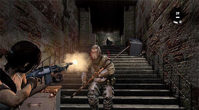 Przygotuj się do stoczenia w tym miejscu nowej bitwy, która ma dwa zasadnicze utrudnienia - Dotrzyj do wraku okrętu Endurance (2) | 22 - Zaginiony | Solucja Tomb Raider - Tomb Raider - poradnik do gry