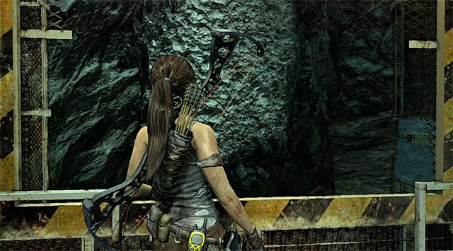 Przywołaj windę na trzecie piętro i zaczekaj aż przyjedzie w to miejsce - Odkryj pradawny grobowiec | 23 - Łowca burz | Solucja Tomb Raider - Tomb Raider - poradnik do gry
