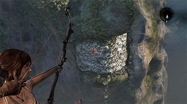 Po odzyskaniu kontroli nad główną bohaterką skręć nieznacznie w prawo i ustaw się przy nowej krawędzi - Uratuj Sam i znajdź sposób na opuszczenie wyspy; Wejdź do klasztoru | 24 - Powrót - Tomb Raider - poradnik do gry