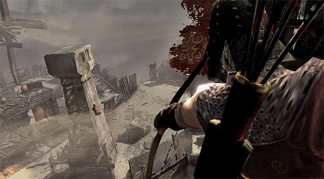 Ważną informacją dotyczącą staczanych tu walk jest to, że nie powinieneś na dłużej zatrzymywać się w jednym miejscu, bo może to niepotrzebnie doprowadzić do pojawienia się w okolicy kolejnych wrogów - Uratuj Sam porwaną przez Mathiasa (1) | 24 - Powrót | Solucja Tomb Raider - Tomb Raider - poradnik do gry