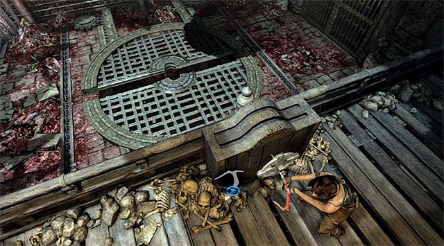 Jesteśmy już mniej więcej w połowie rozwiązywania tej zagadki - Uratuj Sam porwaną przez Mathiasa (1) | 24 - Powrót | Solucja Tomb Raider - Tomb Raider - poradnik do gry