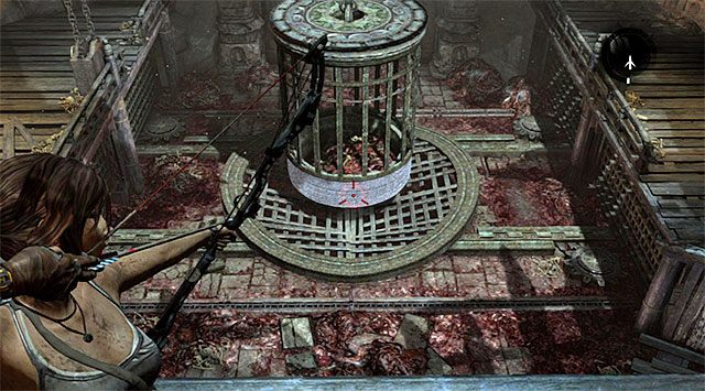 Wyrusz prosto, przy czym zatrzymaj się mniej więcej nad punktem startu - Uratuj Sam porwaną przez Mathiasa (1) | 24 - Powrót | Solucja Tomb Raider - Tomb Raider - poradnik do gry