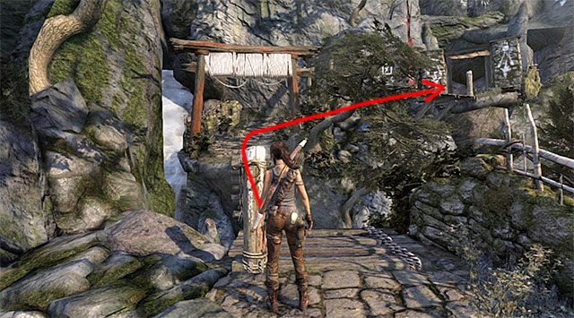 Współrzędne wejścia do grobowca: [712502 - Sala Przejścia | Opcjonalne grobowce - Mountain Village | Solucja Tomb Raider - Tomb Raider - poradnik do gry