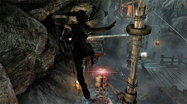 Kontynuuj bieg, zatrzymując się dopiero po dotarciu do nowej krawędzi - Świątynia kapłanek | Opcjonalne grobowce - Shipwreck Beach | Solucja Tomb Raider - Tomb Raider - poradnik do gry