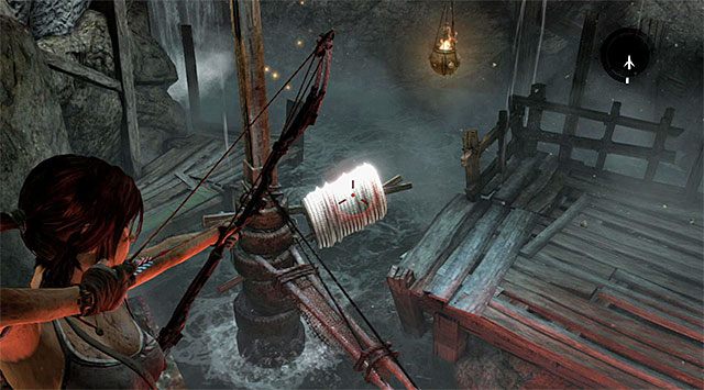 Szybko wyrusz dalej, zatrzymując się przy kolejnej krawędzi - Świątynia kapłanek | Opcjonalne grobowce - Shipwreck Beach | Solucja Tomb Raider - Tomb Raider - poradnik do gry