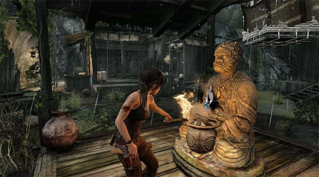 STATUA 1/10 - Oświecenie (01 - 05) | Sekrety - Mountain Village (Wioska w górach) - Tomb Raider - poradnik do gry