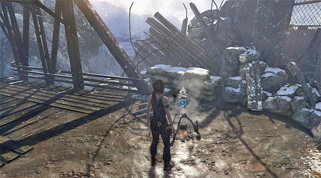 OBOZOWISKO 1/2 - BRIDGE OVERLOOK (WIDOK NA MOST) - Obozowiska | Sekrety - Base Exterior (Okolice bazy) | Sekrety Tomb Raider - Tomb Raider - poradnik do gry