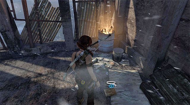 Zbadaj dokładnie pierwsze piętro - dokument leży na ziemi (nagroda: 25 punktów doświadczenia) - Dokumenty | Sekrety - Base Exterior (Okolice bazy) | Sekrety Tomb Raider - Tomb Raider - poradnik do gry