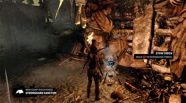 OBOZOWISKO 2/3 - STORMGUARD SANCTUM (AZYL BURZOWEJ GWARDII) - Obozowiska | Sekrety - Summit Forest (Las na szczycie) | Sekrety Tomb Raider - Tomb Raider - poradnik do gry