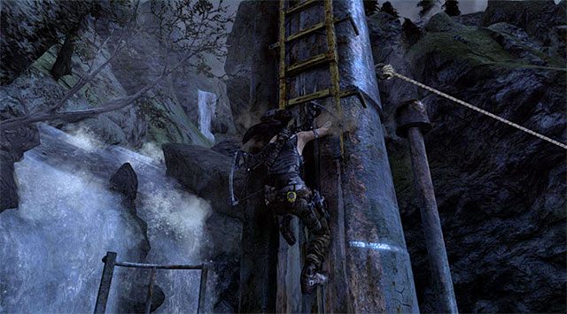 Podejdź do masztu i skorzystaj z pierwszej drabinki - Geoskrzynki (01 - 07) | Sekrety - Shipwreck Beach (Plaża wraków) | Tomb Raider - Tomb Raider - poradnik do gry